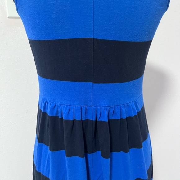 J.‎ Crew Black and Blue Sleeveless /halter Sheath Maxi Dress S - Picture 7 of 8